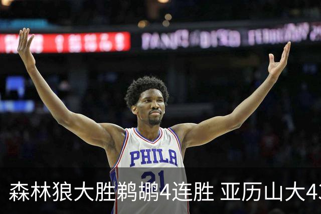 森林狼大胜鹈鹕4连胜 亚历山大43分雷霆克骑士